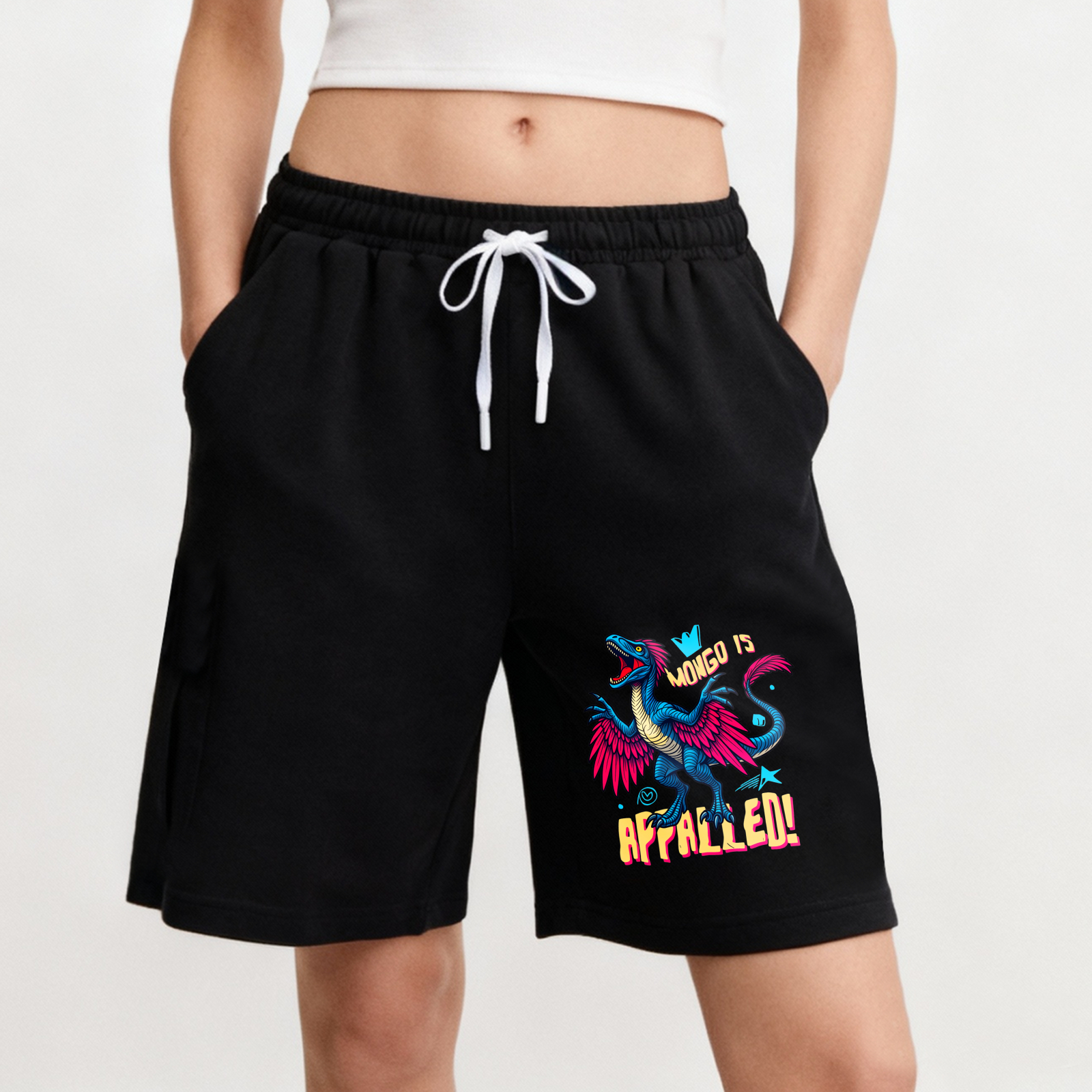 Wardrobecart Dragon With Text Wongu Is Appalled Shorts