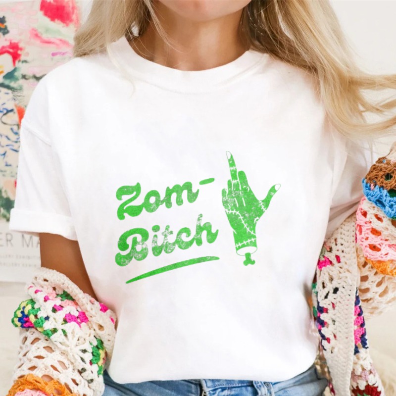 Zombie Hand Gesture Graphic T-shirt