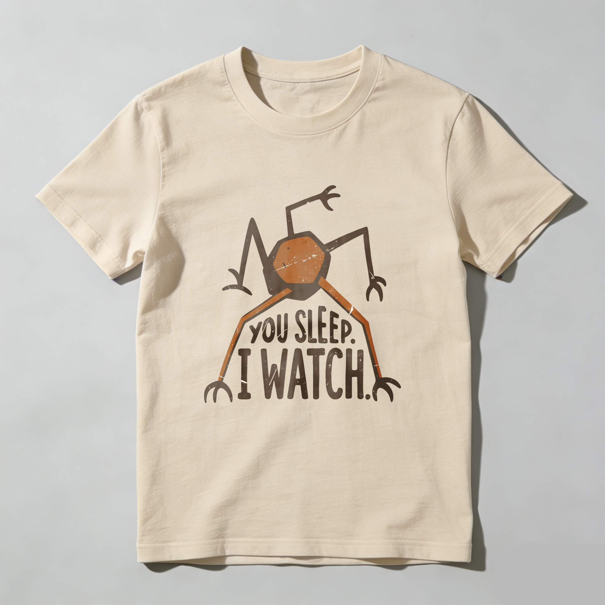 Wardrobecart You Sleep I Watch Spider Design Tshirt