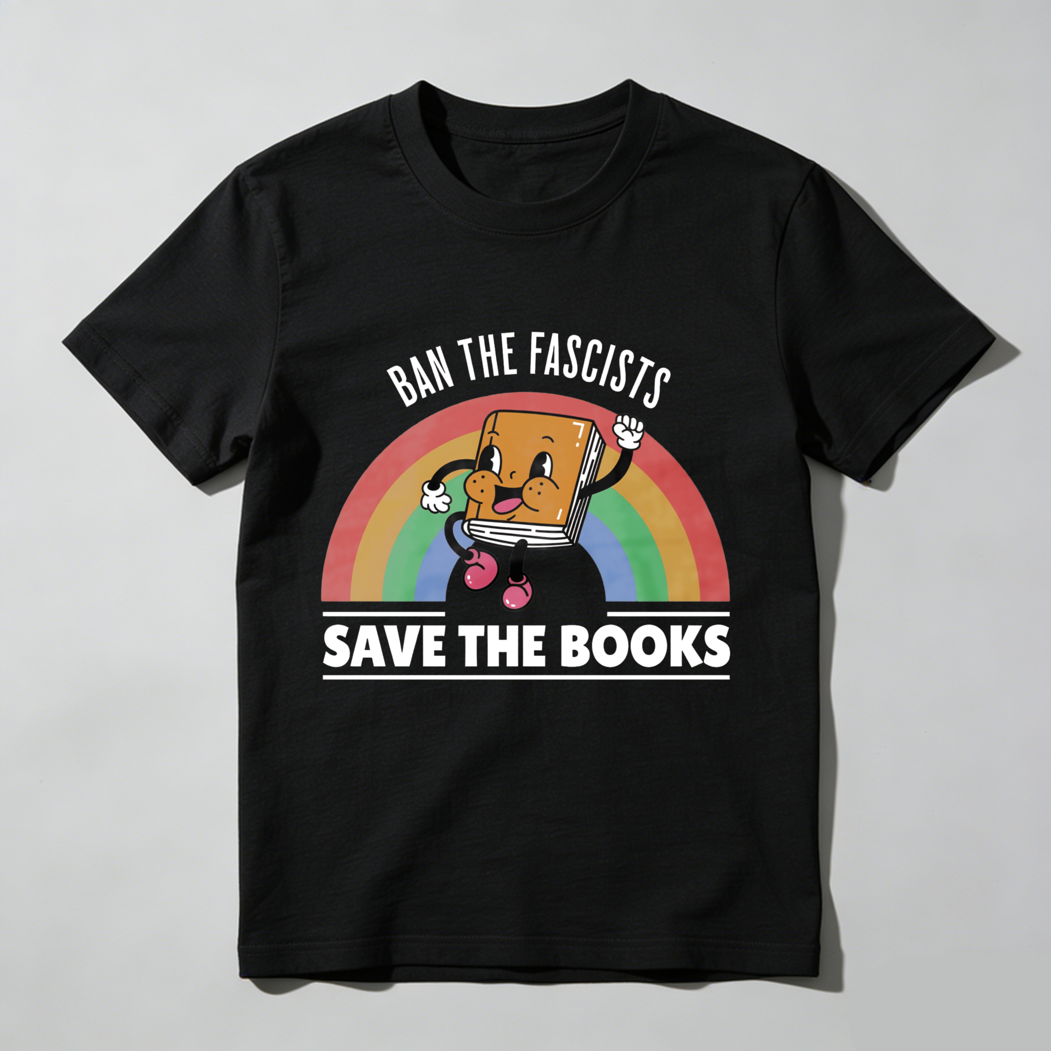 Wardrobecart Ban The Fascists Save The Books Tshirt