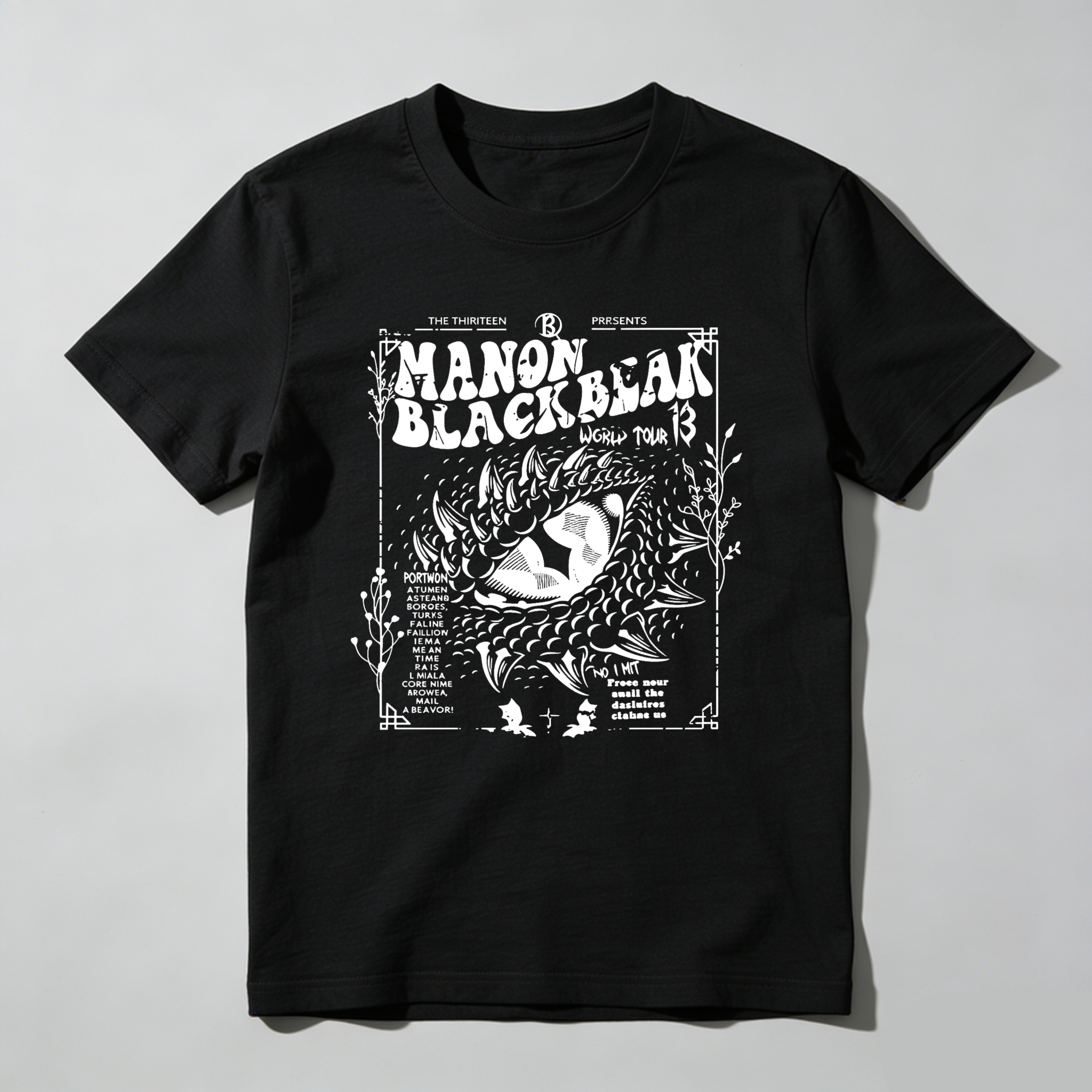 Wardrobecart Manon Blackbeak World Tour 13 Tshirt
