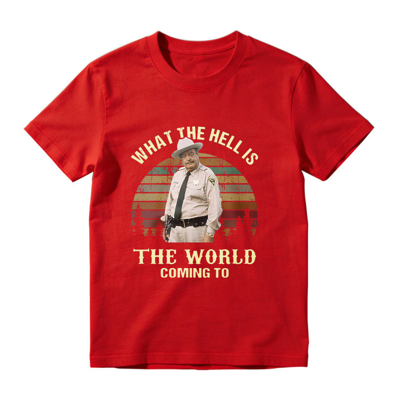 What The Hell Is The World Coming To Sheriff Rick Grimes Unisex Classic T-shirt