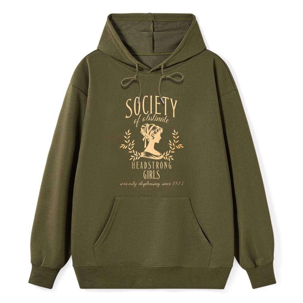 Wardrobecart Society Of Obstinate Headstrong Girls Unisex Classic Hoodie