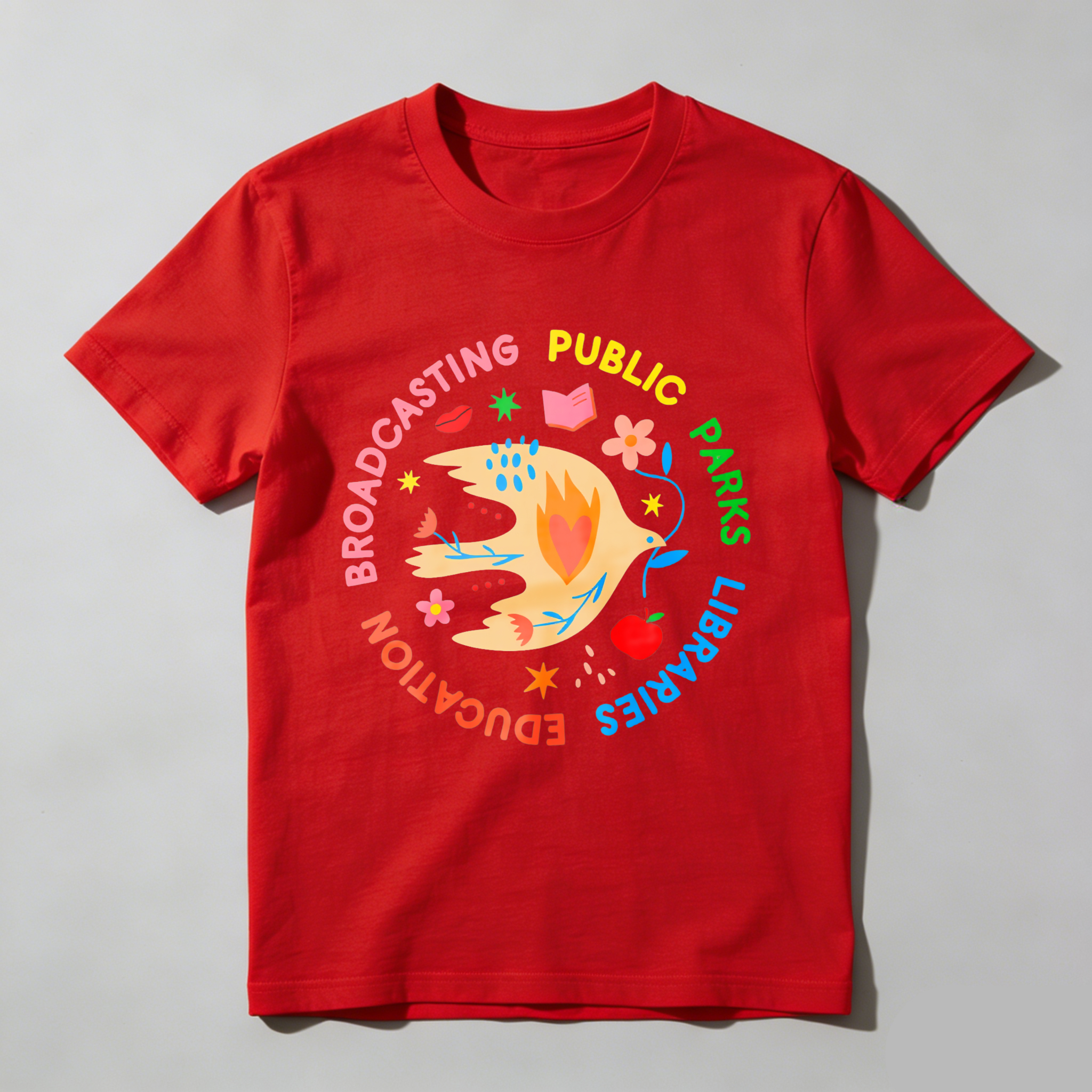 Wardrobecart Broadcasting Public Parks Libraries Education Tshirt