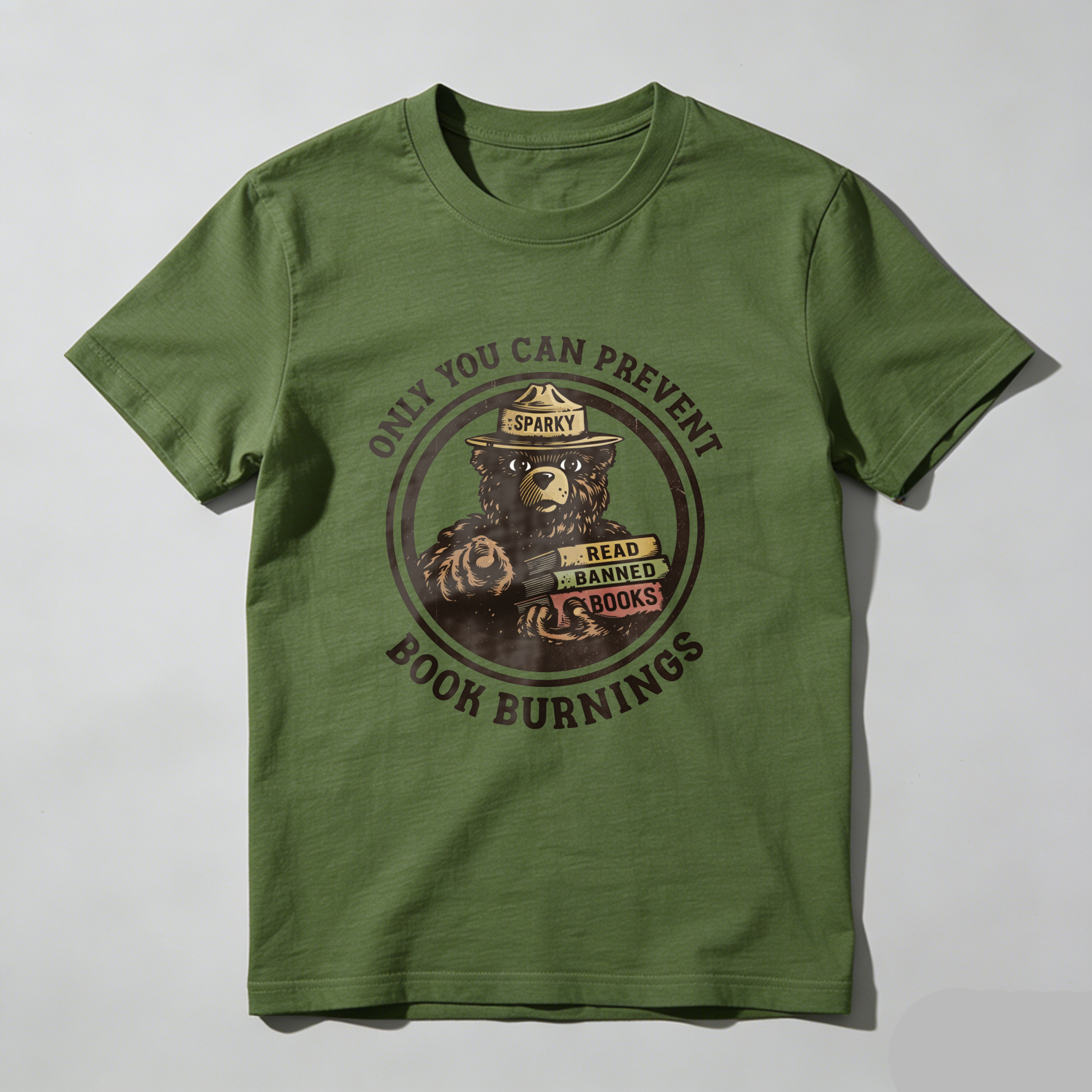Wardrobecart Only You Can Prevent Book Burnings Tshirt
