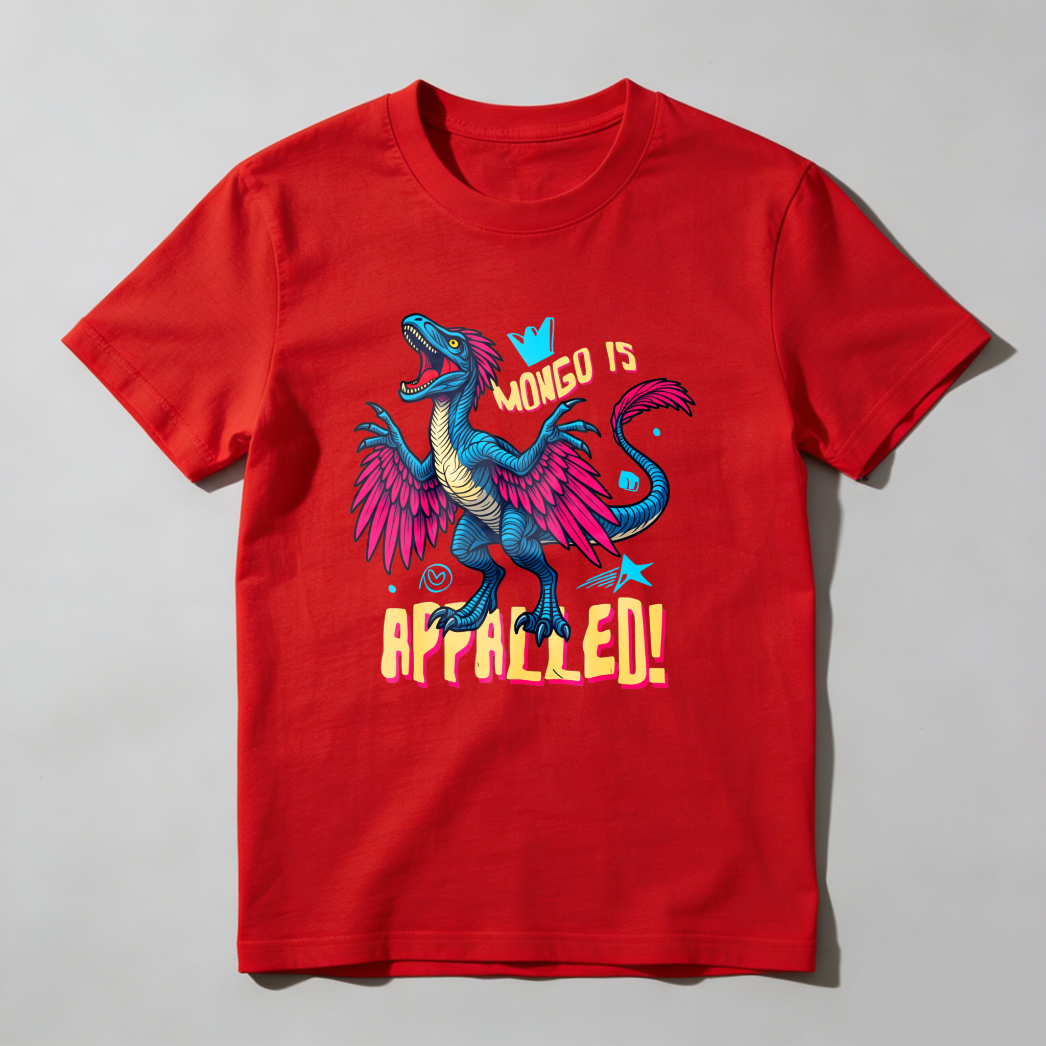 Wardrobecart Mongo Is Appalled Dragon Design tshirt