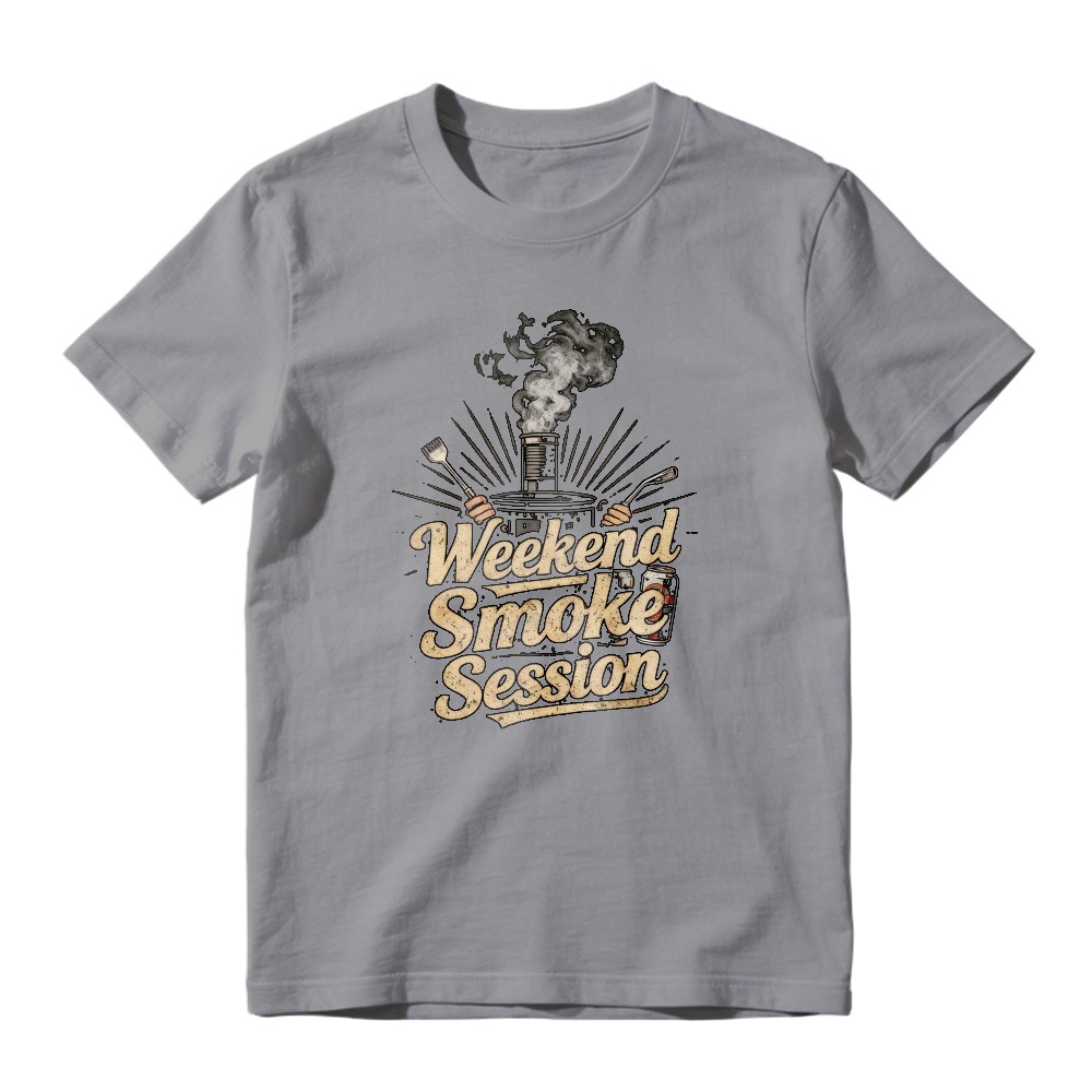 Weekend Smoke Session With Pipe And Smoke Graphic Unisex Classic T-shirt