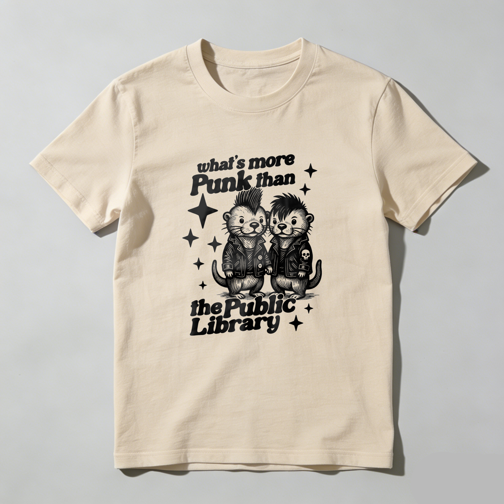 Wardrobecart What's More Punk Than The Public Library Tshirt