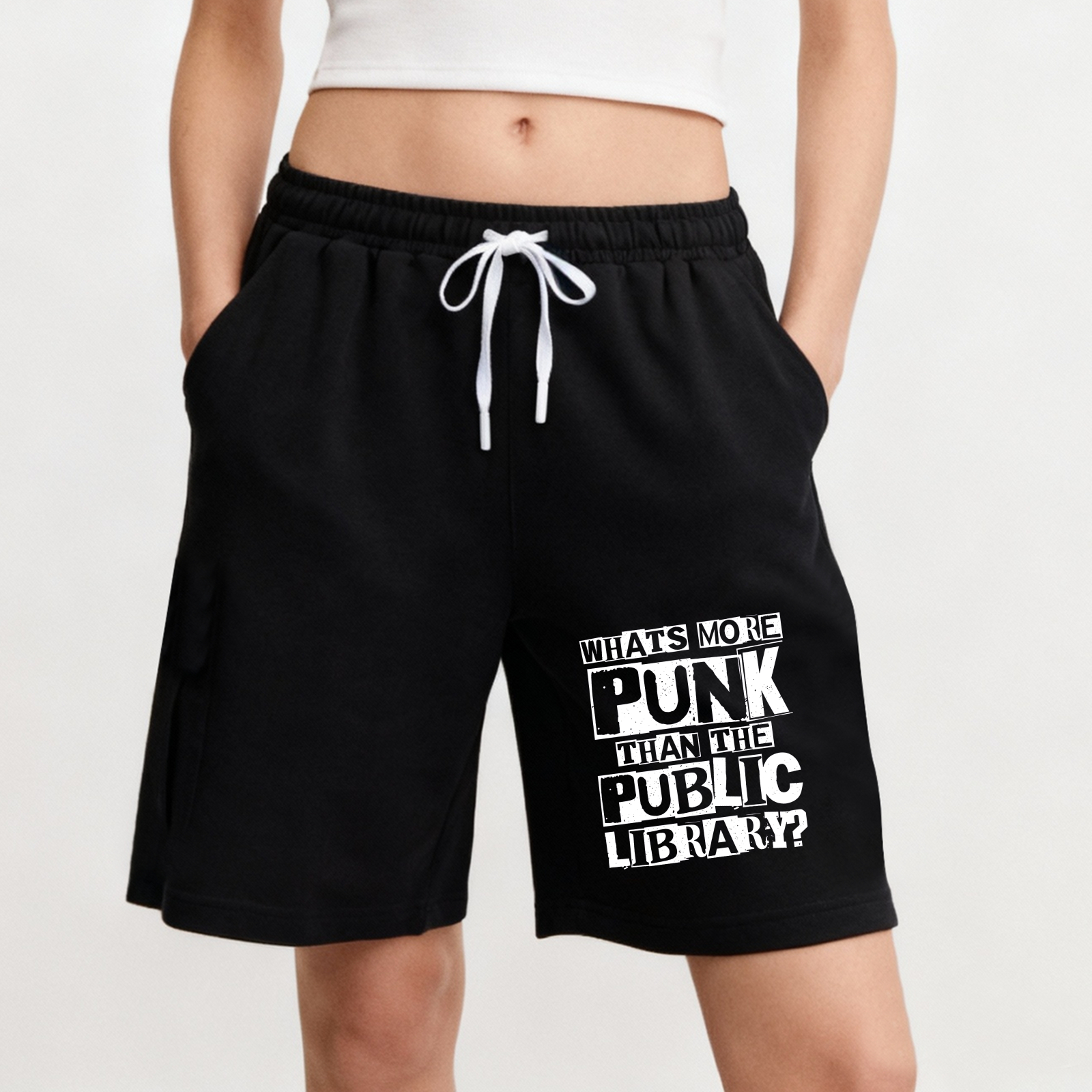 Wardrobecart Whats More Punk Than The Public Library Shorts