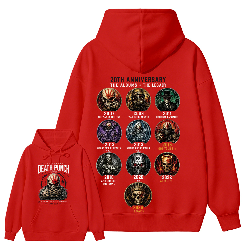 Five Finger Death Punch Rock Band Heavy Metal Music Hoodie