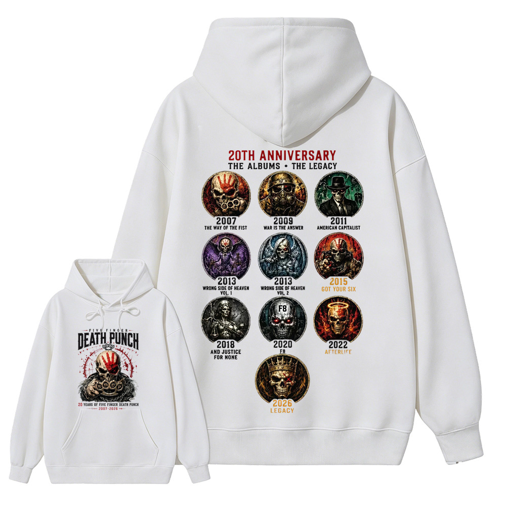 Five Finger Death Punch Rock Band Heavy Metal Music Hoodie