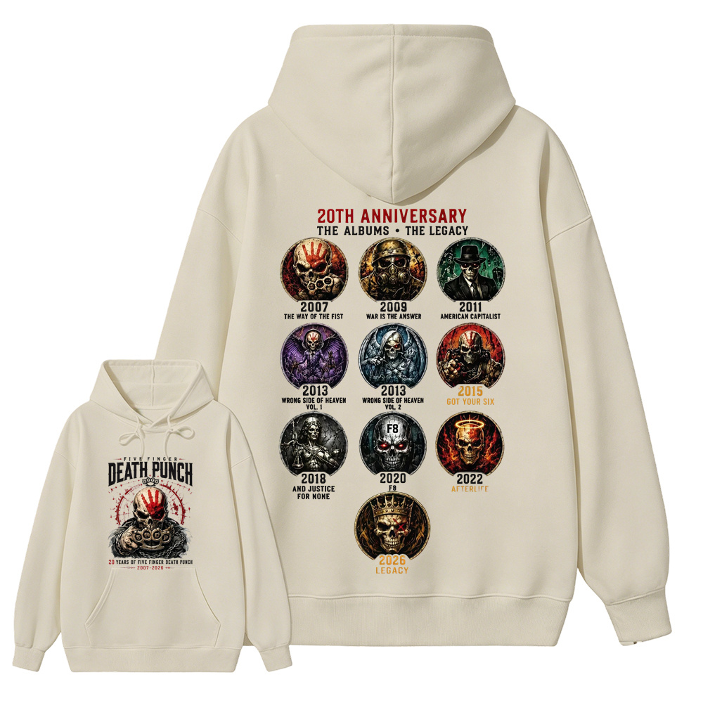 Five Finger Death Punch Rock Band Heavy Metal Music Hoodie