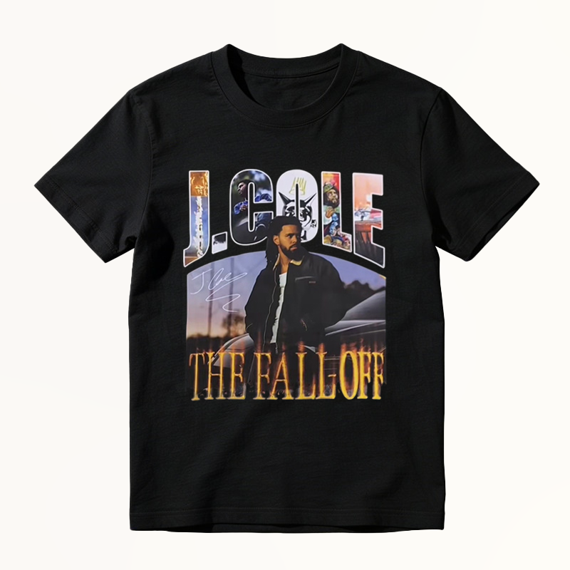 To Honor J. Cole The Fall-Off Tour Hip-Hop Graphic Music T-shirt