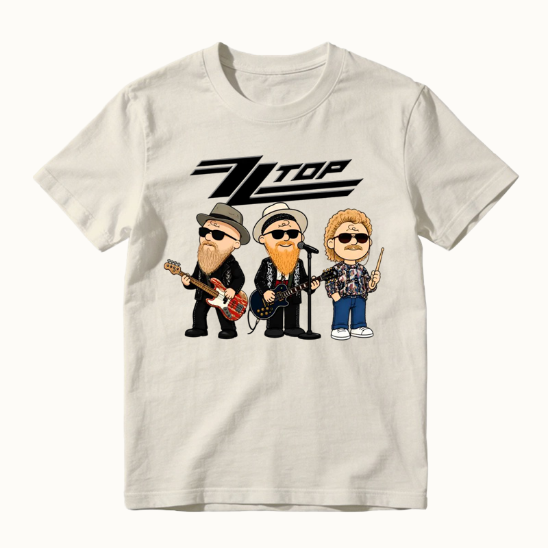 ZZ Top Vintage Tour Band Rock Tee Shirt