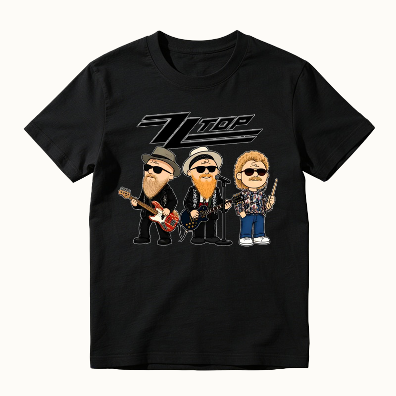 ZZ Top Vintage Tour Band Rock Tee Shirt