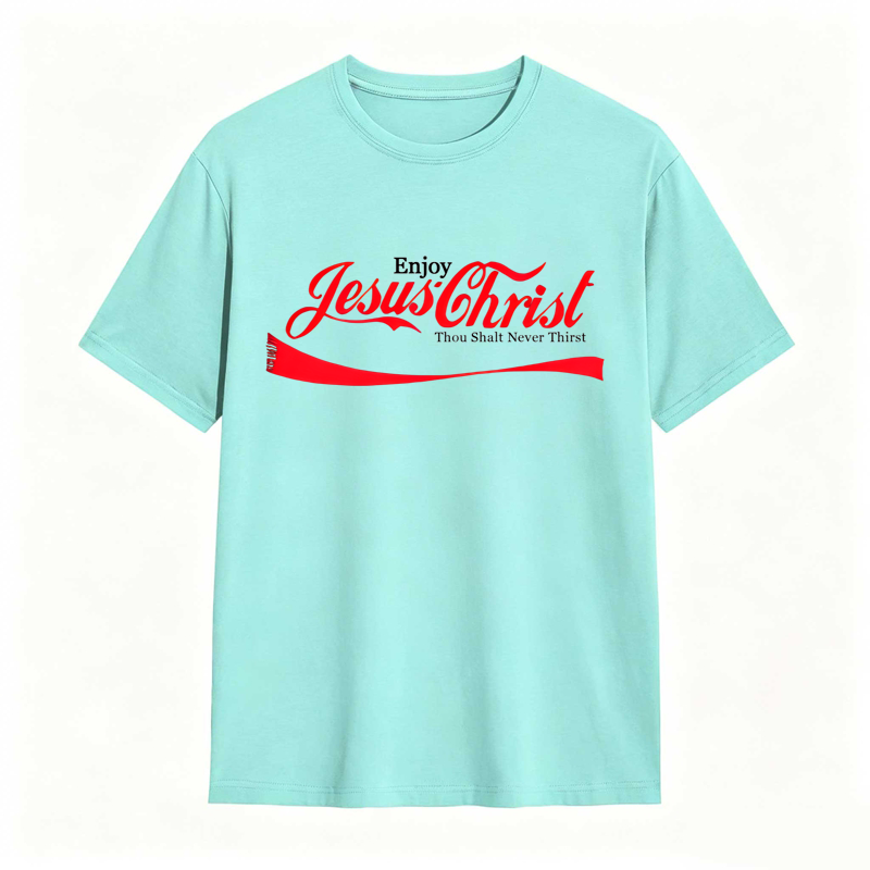 Enjoy Jesus Clever Faith & Pop Culture Mashup T-shirt