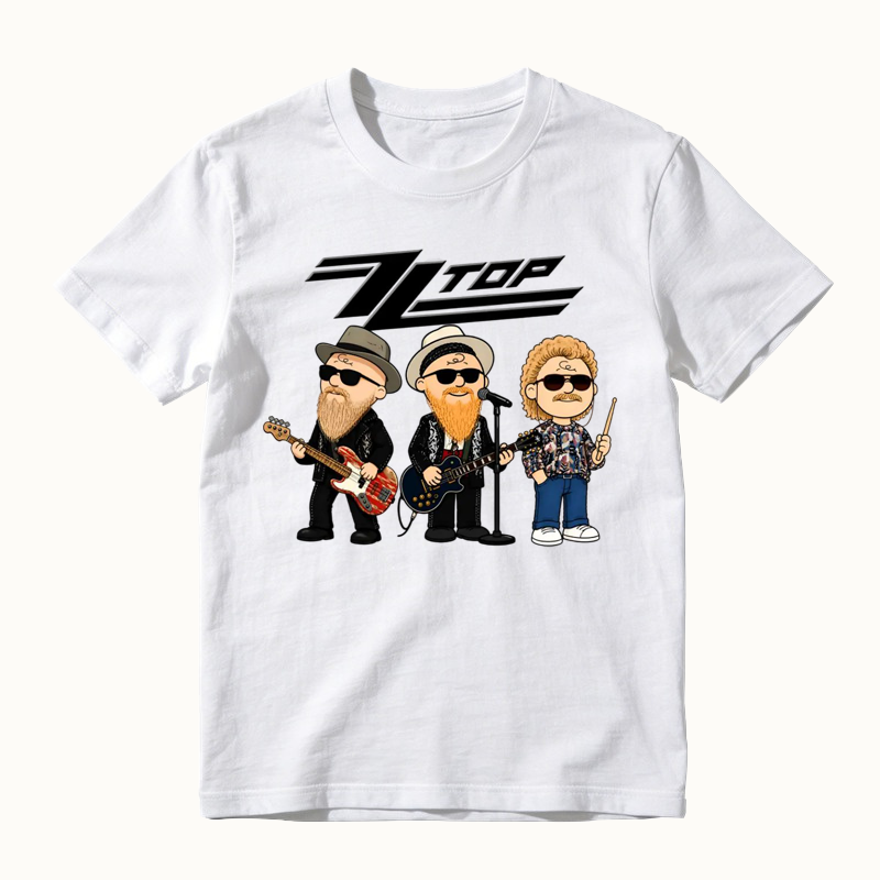 ZZ Top Vintage Tour Band Rock Tee Shirt