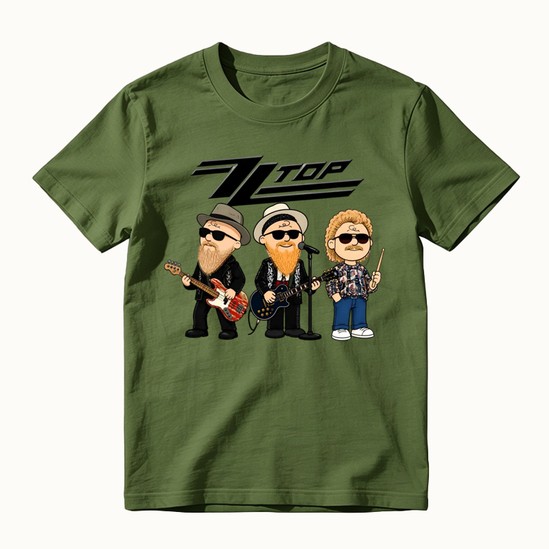 ZZ Top Vintage Tour Band Rock Tee Shirt