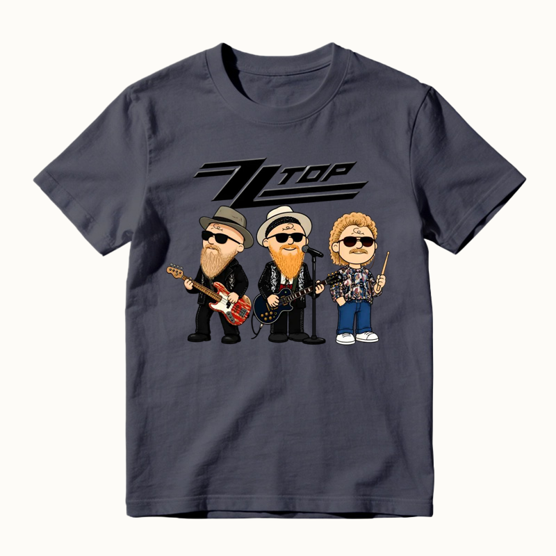 ZZ Top Vintage Tour Band Rock Tee Shirt