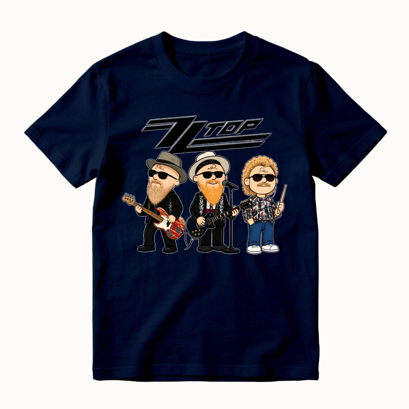 ZZ Top Vintage Tour Band Rock Tee Shirt