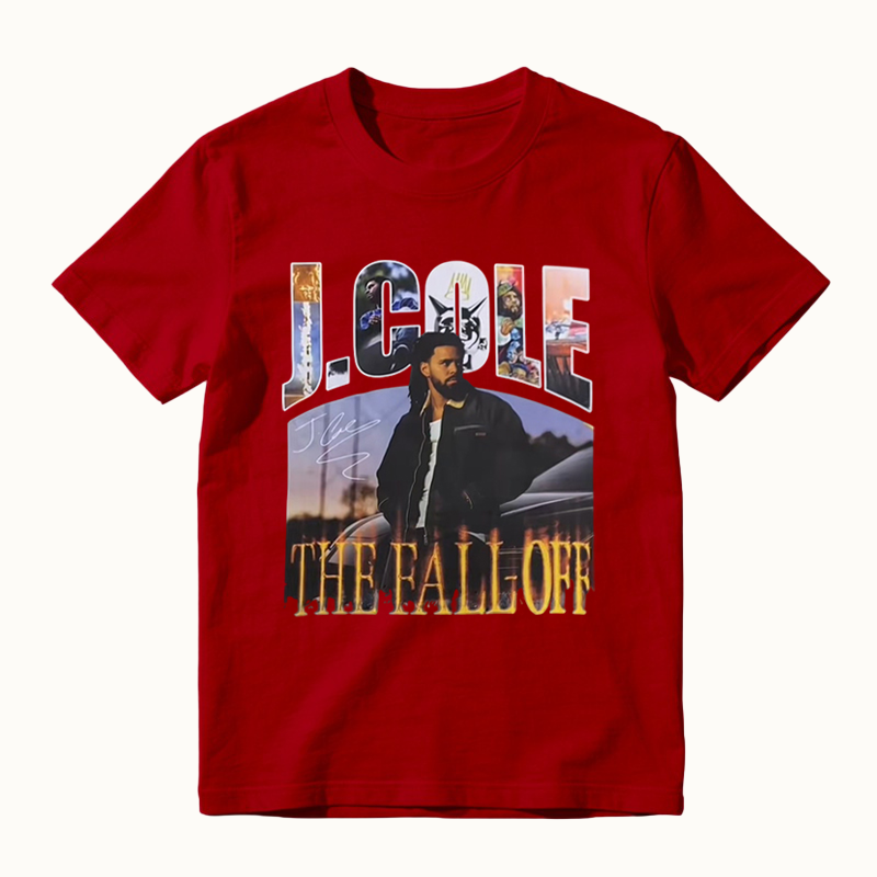 To Honor J. Cole The Fall-Off Tour Hip-Hop Graphic Music T-shirt