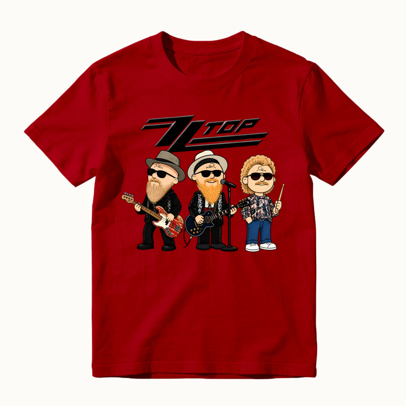 ZZ Top Vintage Tour Band Rock Tee Shirt