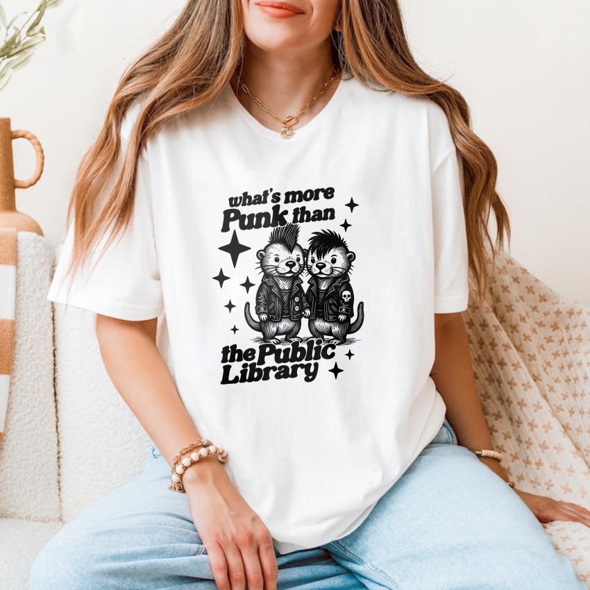 Wardrobecart What's More Punk Than The Public Library Tshirt
