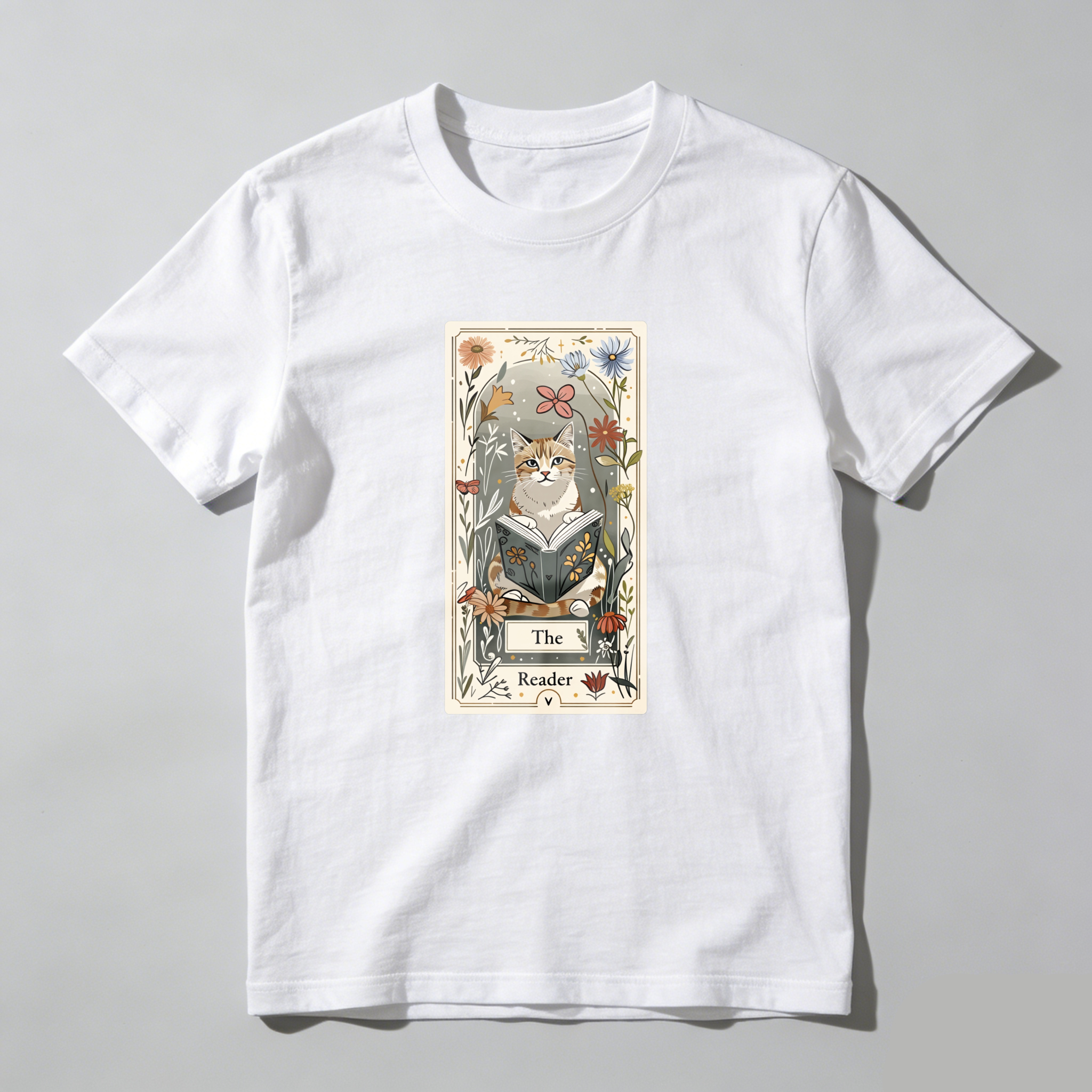 Wardrobecart The Reader Tarot Card Design Unisex Classic T-shirt