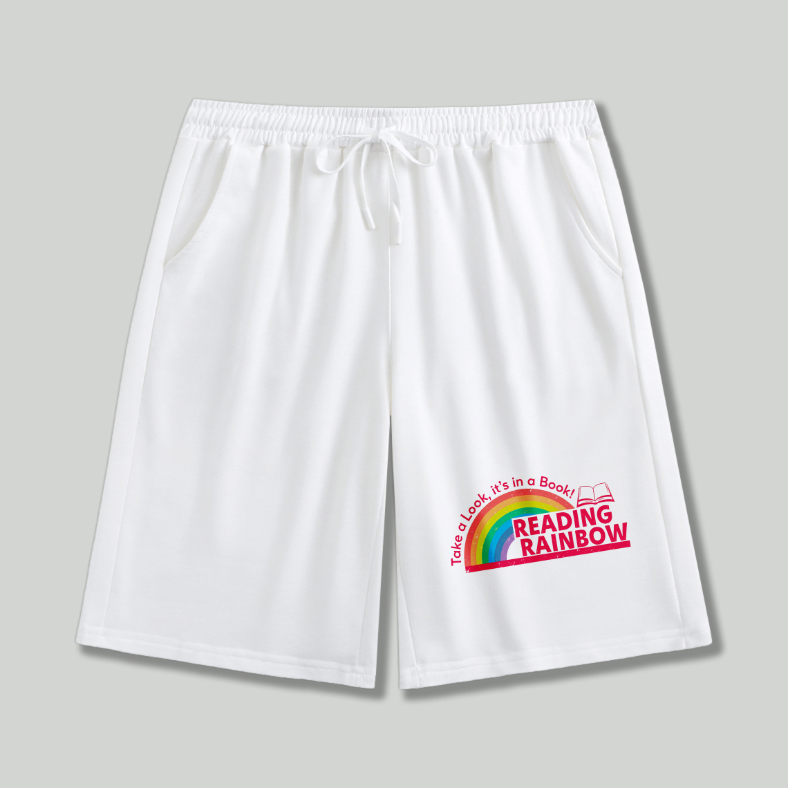 Wardrobecart Reading Rainbow Logo Shorts
