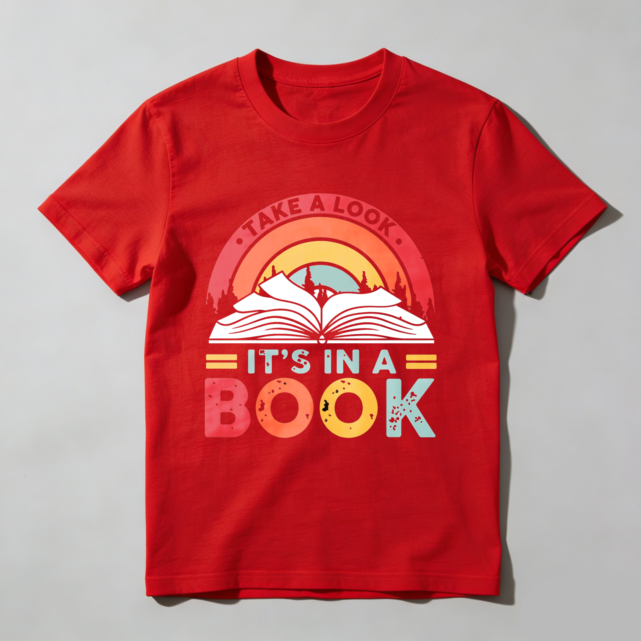 Wardrobecart Take A Look Its In A Book Tshirt