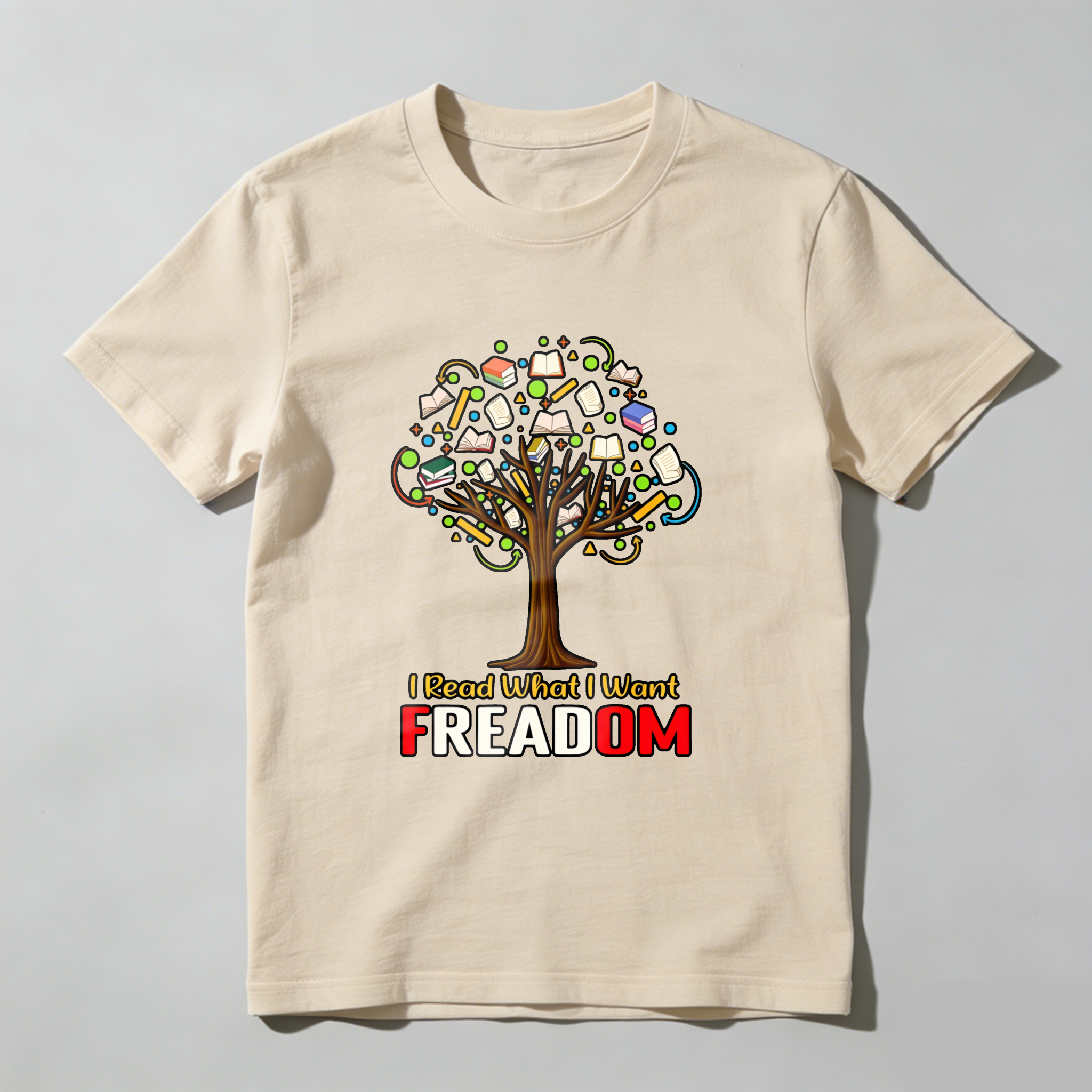 Wardrobecart I Read What I Want Freadom Tree Books Tshirt