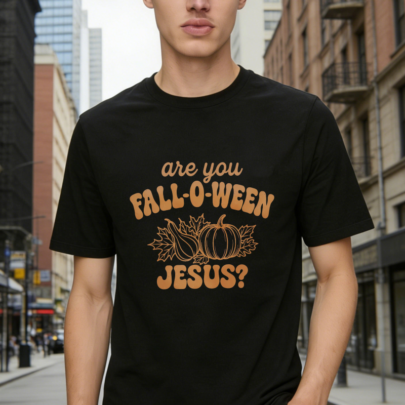 Are You Fall O Ween Jesus Pumpkin Autumn Humor Unisex Classic T Shirt