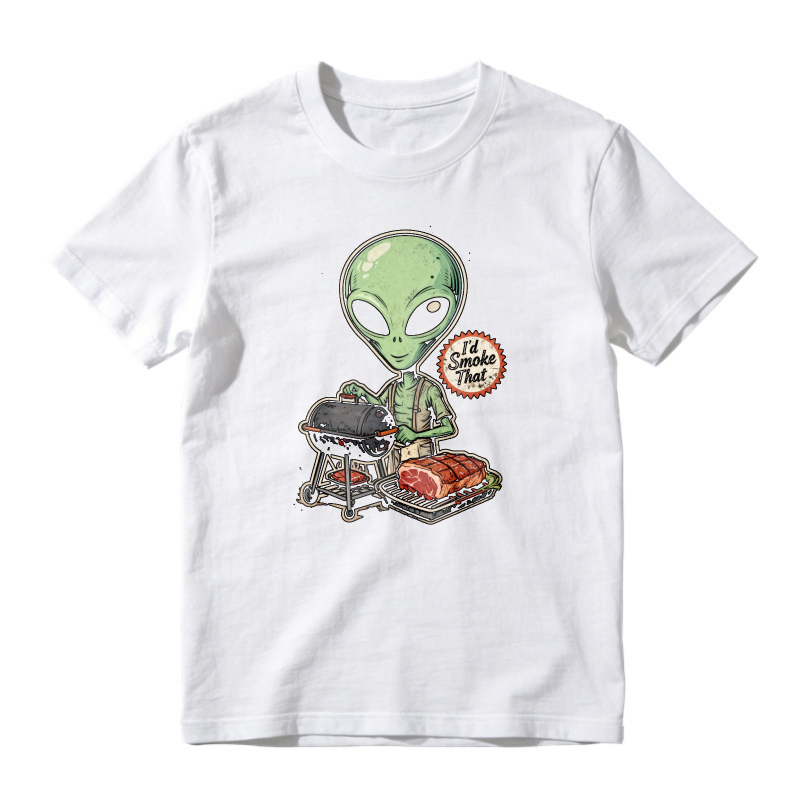 Alien Grilling Barbecue I D Smoke That Unisex Classic T-shirt