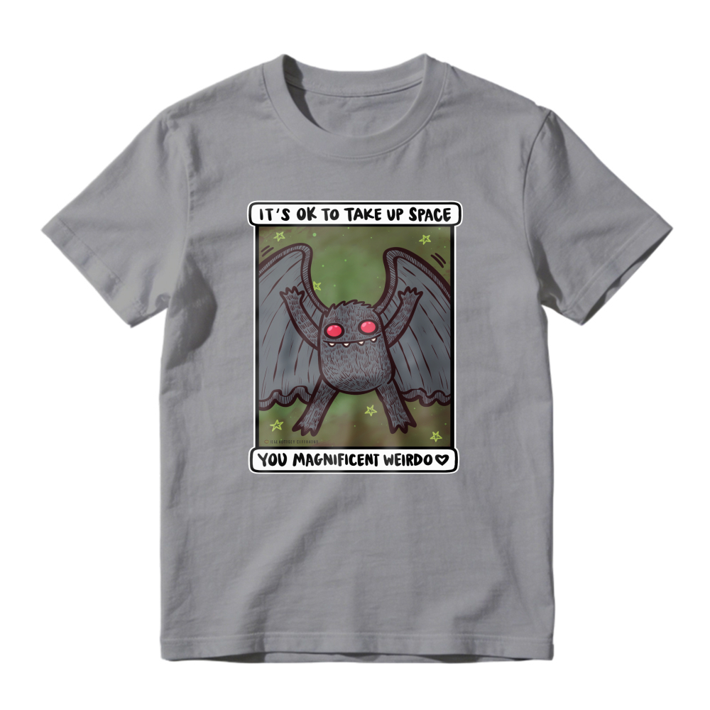It's Ok To Take Up Space You Magnificent Weirdo Bat Graphic, Unisex Classic T-shirt