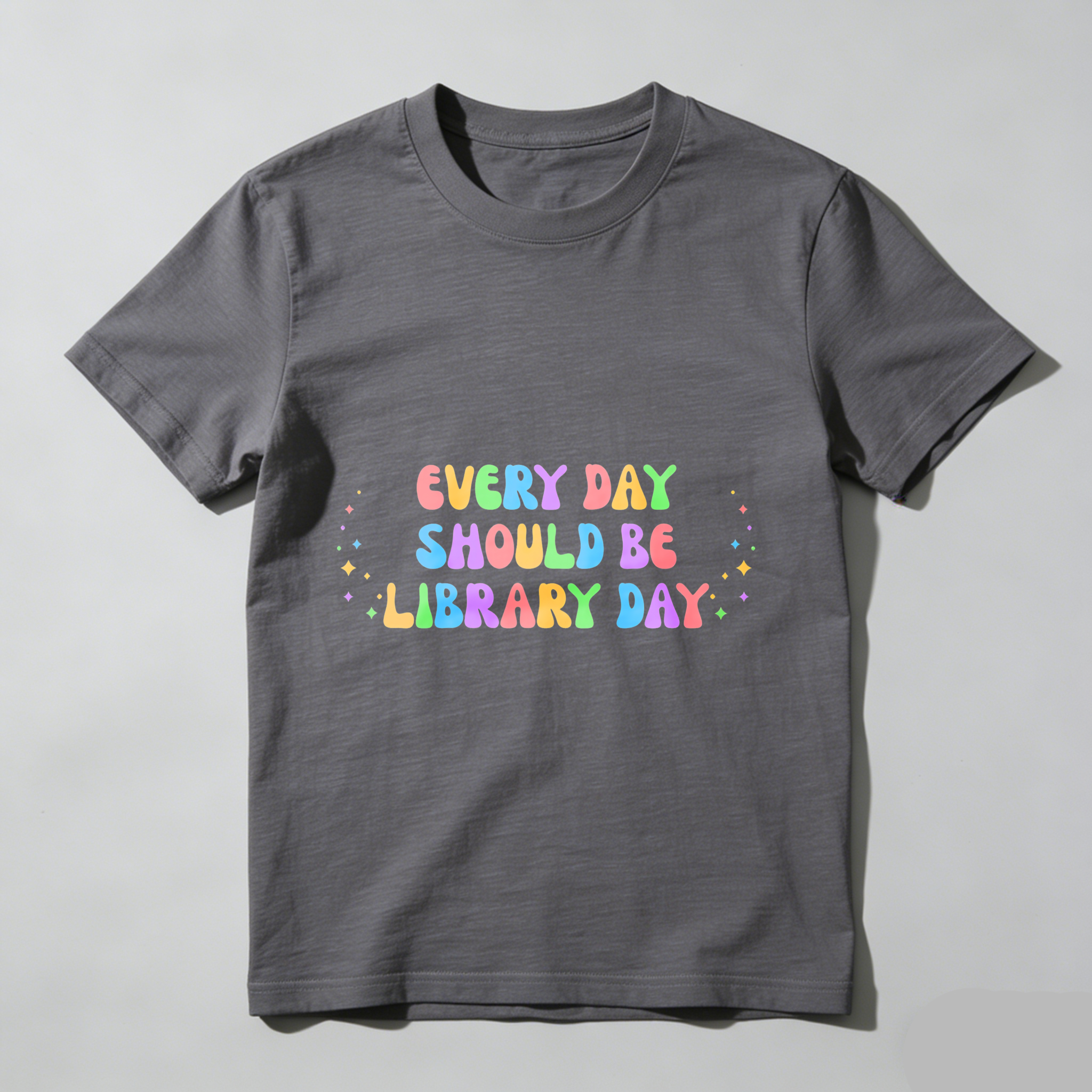 Wardrobecart Every Day Should Be Library Day Tshirt