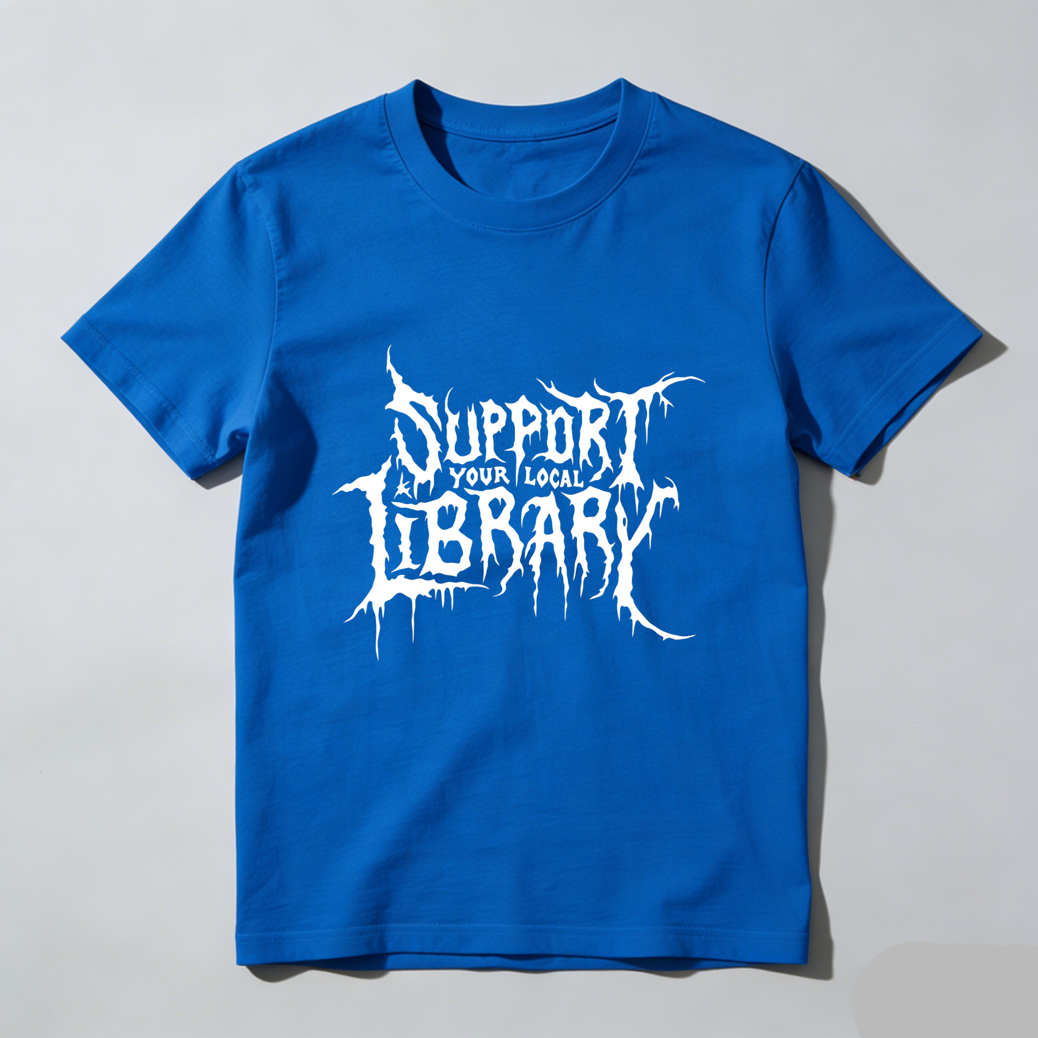 Wardrobecart Support Your Local Library tshirt