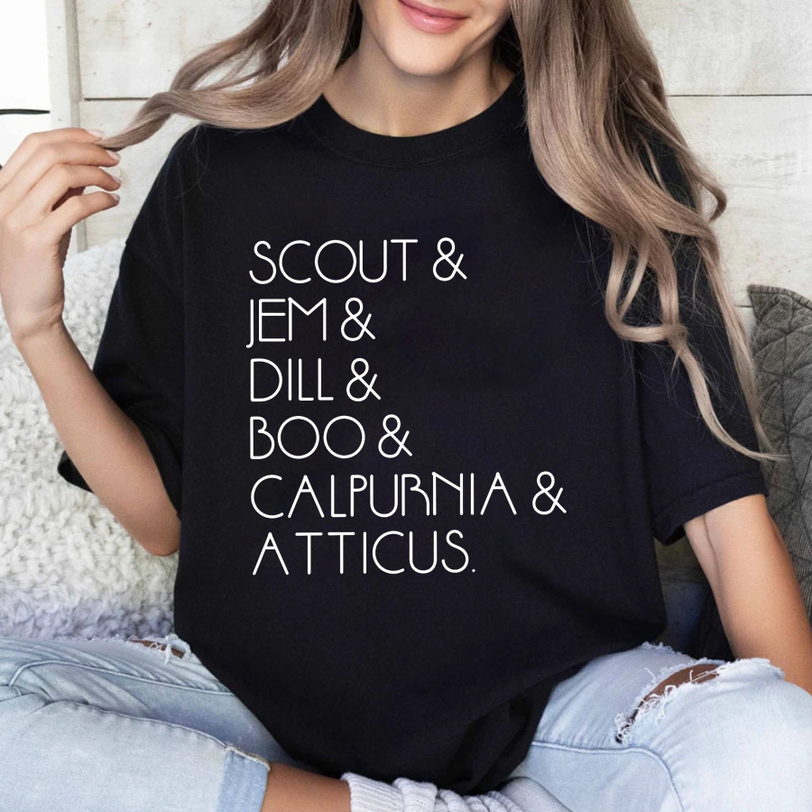 Wardrobecart Scout Jem Dill Boo Calpurnia Atticus Tshirt
