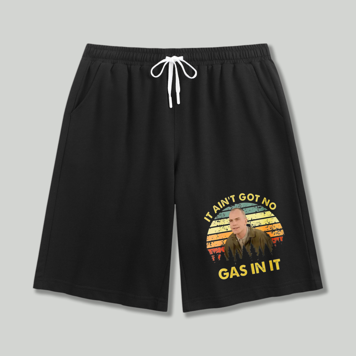 It Ain T Got No Gas In It Vintage Sunset Graphic Shorts