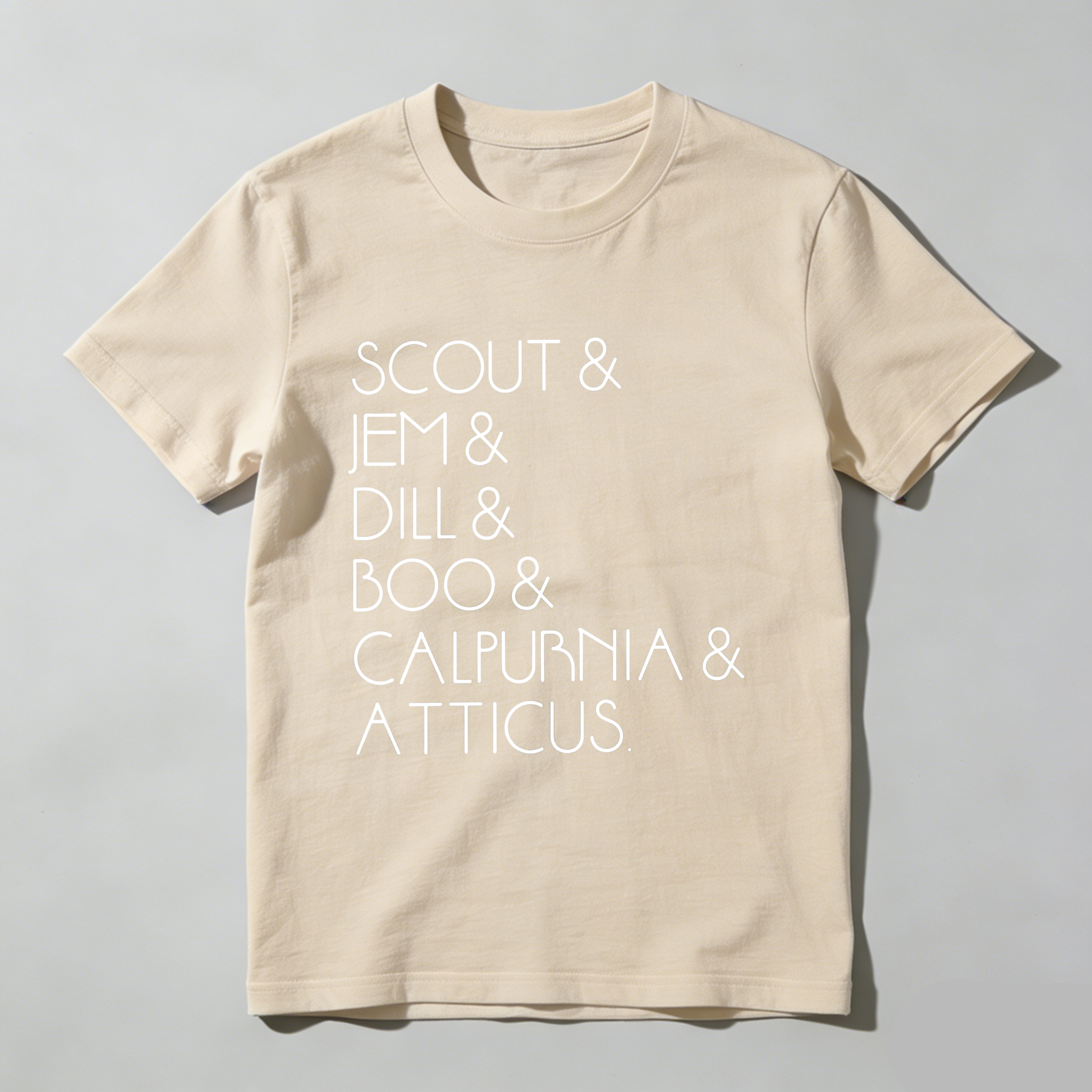 Wardrobecart Scout Jem Dill Boo Calpurnia Atticus Tshirt