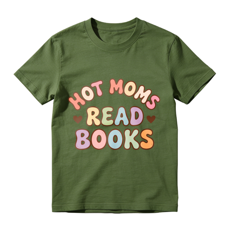 Wardrobecart Hot Moms Read Books Unisex Classic T-shirt