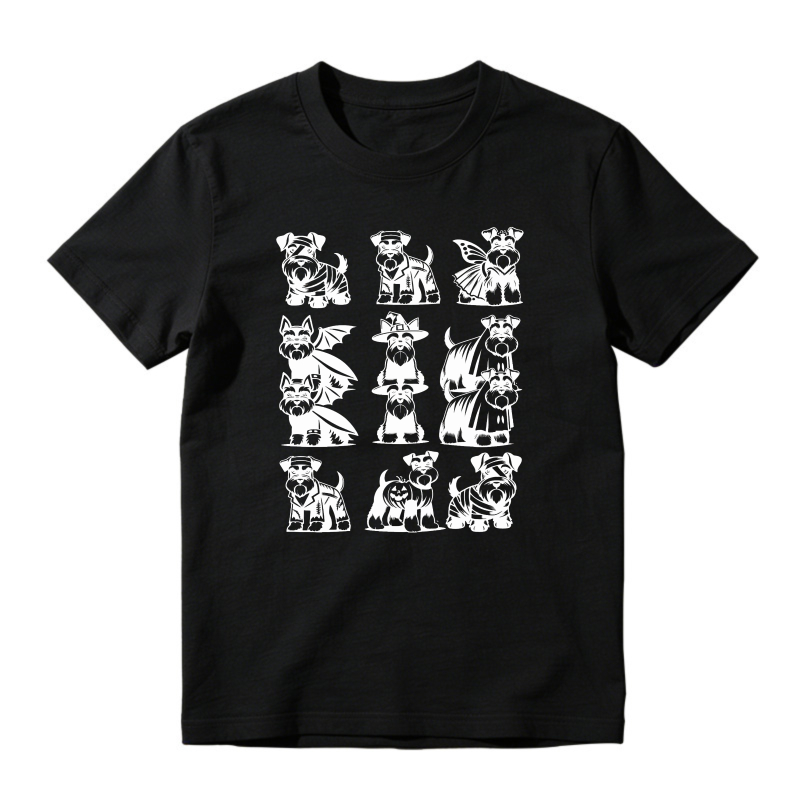 Halloween Costume Dogs Pattern, Unisex Classic T-shirt