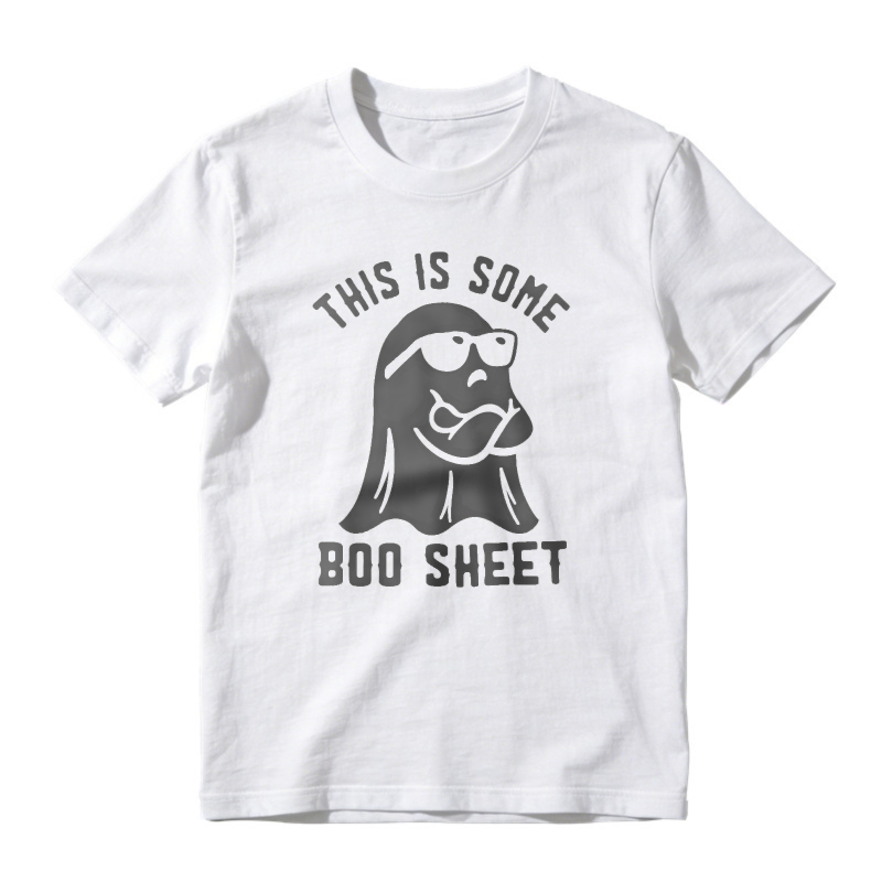 This Is Some Boo Sheet Funny Ghost Sunglasses Halloween Unisex Classic T-shirt