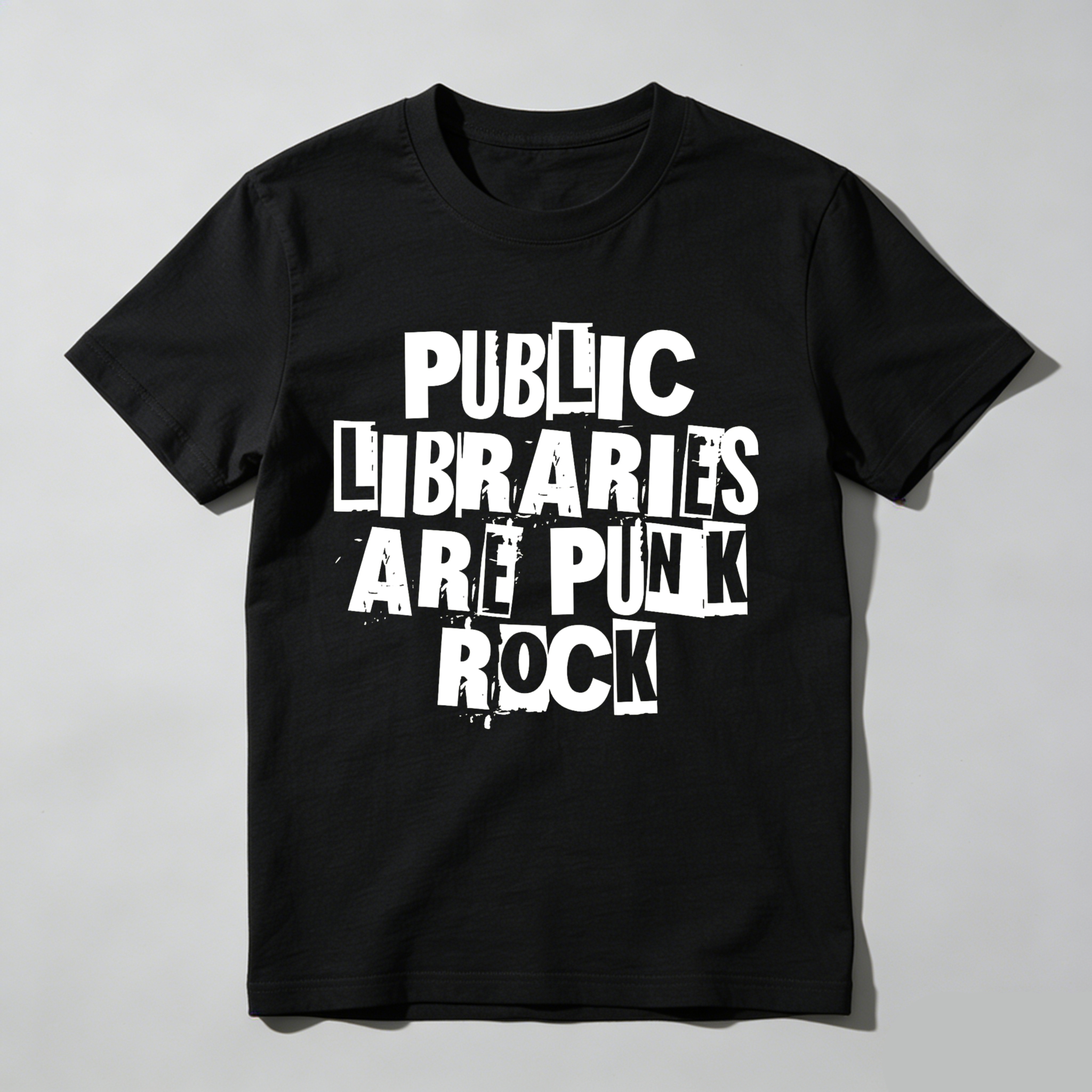 Wardrobecart Public Libraries Are Punk Rock Tshirt