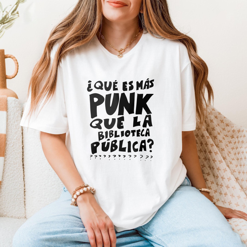 Wardrobecart What Is More Punk Than The Public Library tshirt