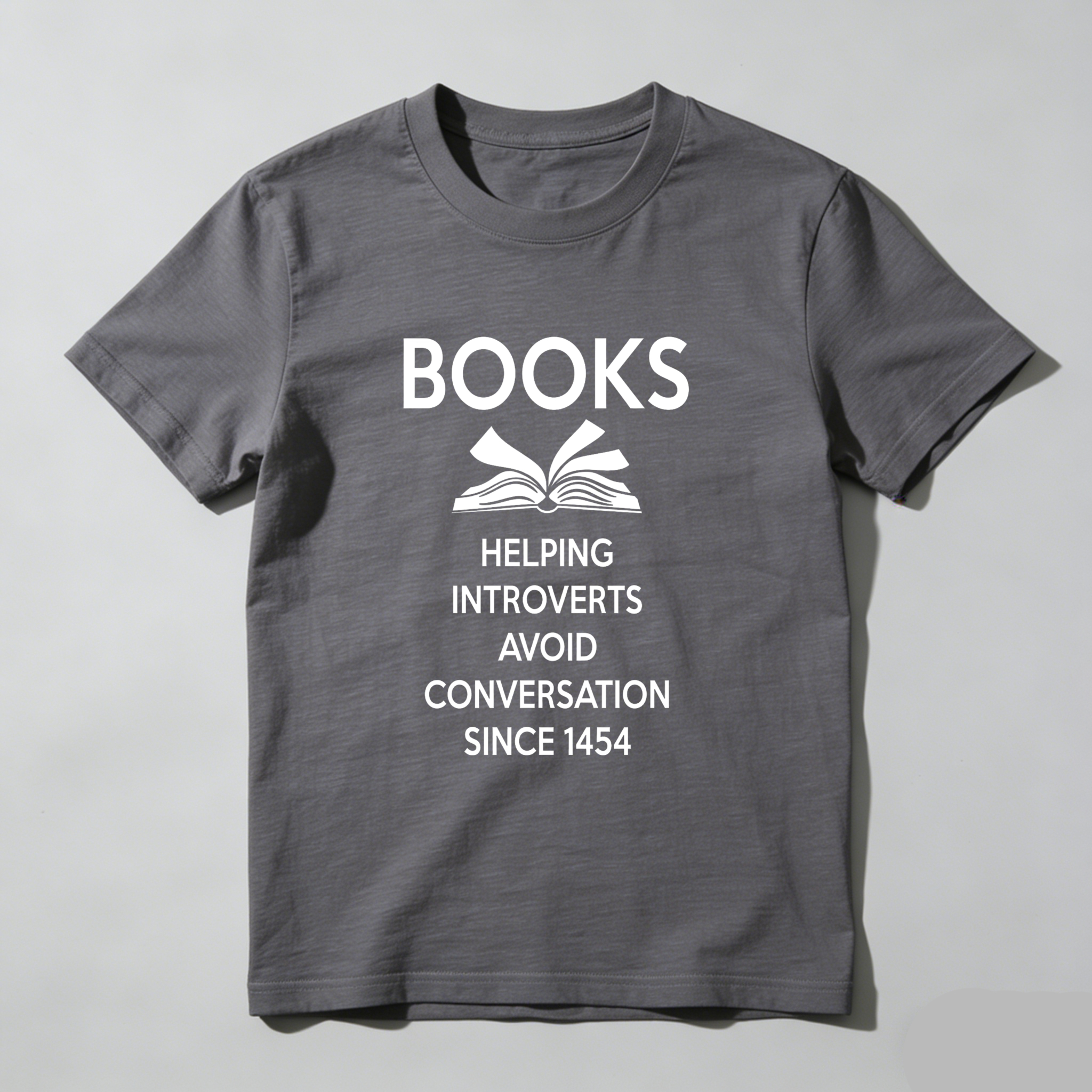 Wardrobecart Books Helping Introverts Avoid Conversation Since 1454 Tshirt