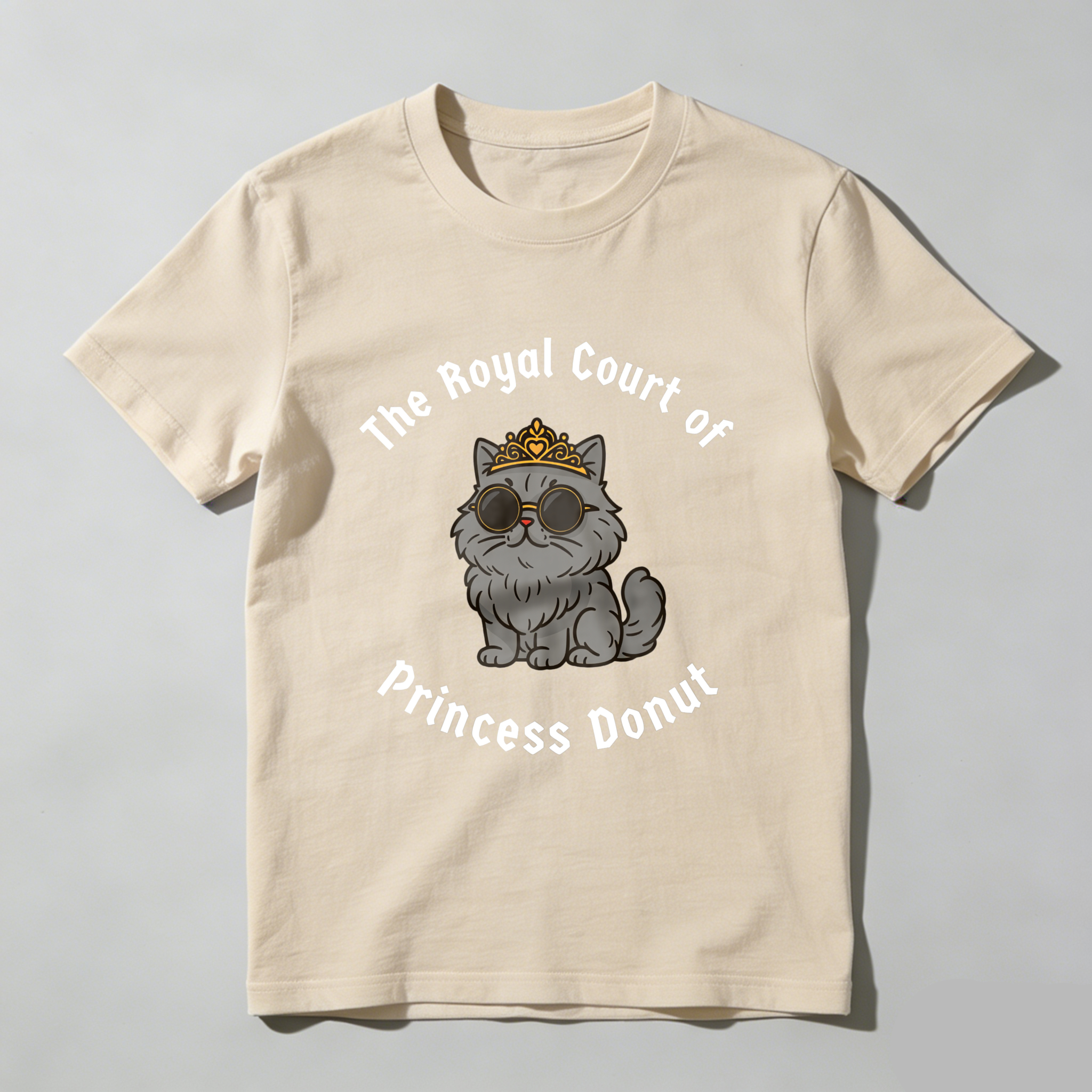 Wardrobecart The Royal Court Of Princess Donut Cat Tshirt