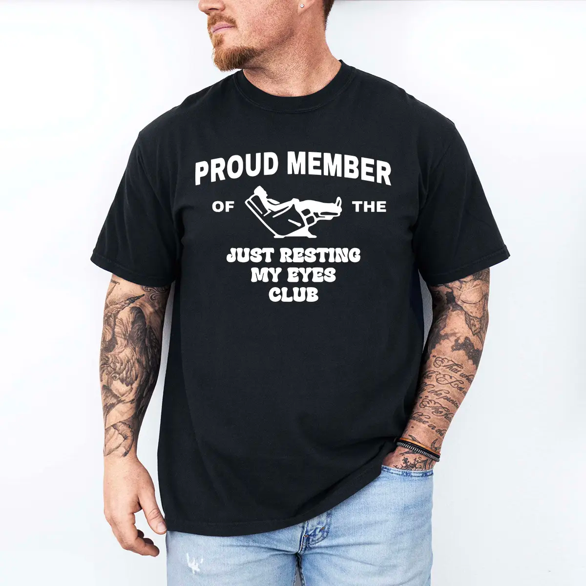 Just Resting My Eyes Funny Dad Shirt