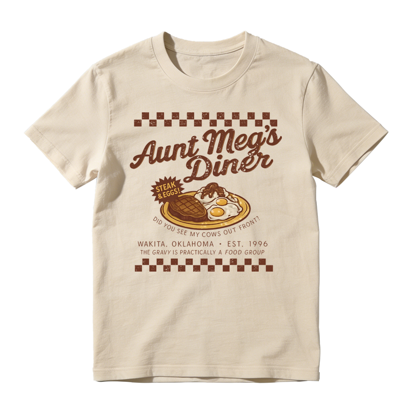 Aunt Meg’s Diner Movie Quote Funny Meme Vintage T-shirt