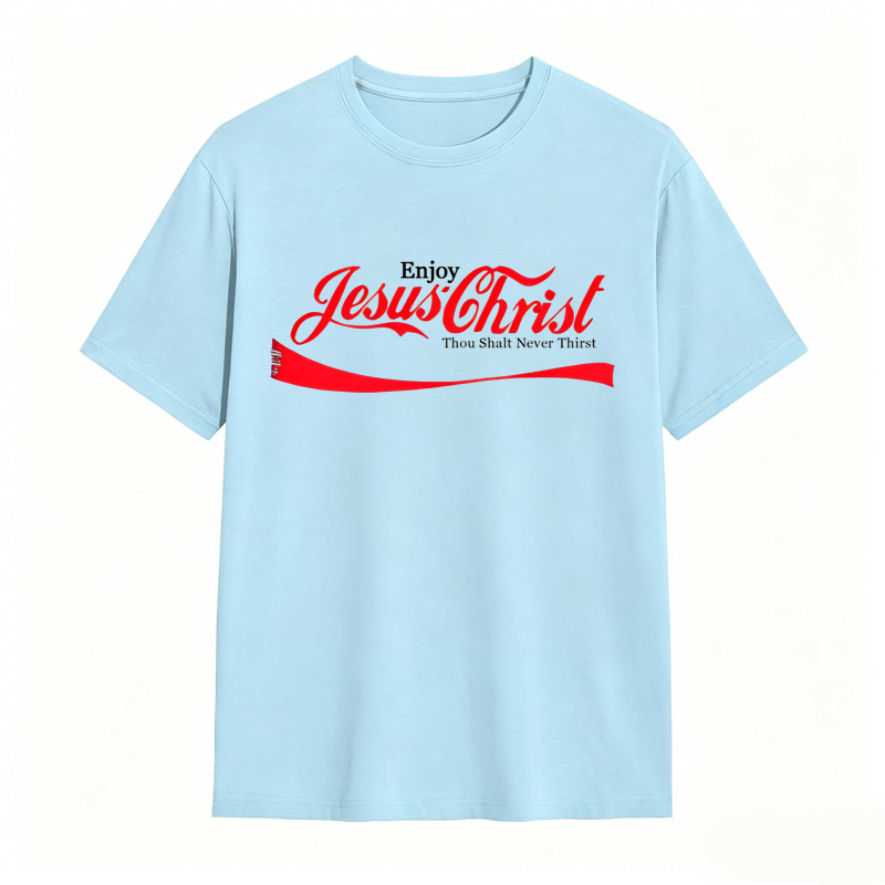 Enjoy Jesus Clever Faith & Pop Culture Mashup T-shirt