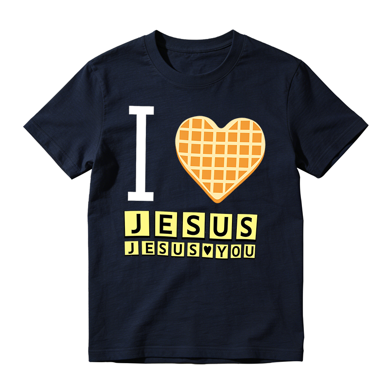 I Love Jesus Jesus Love You Christian Graphic Tee